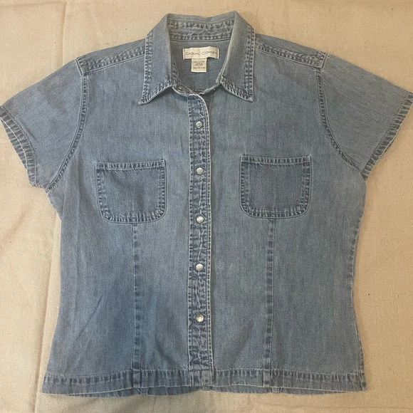 Casual Corner Tops - Denim top